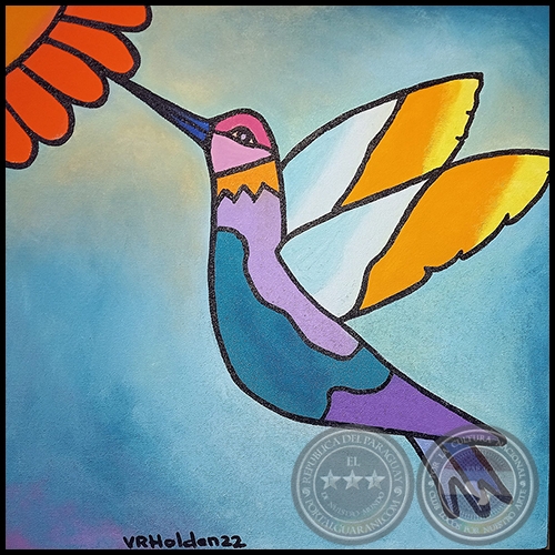  Buenas Nuevas - Pintura de Virginia Rojas Holden - Año 2022